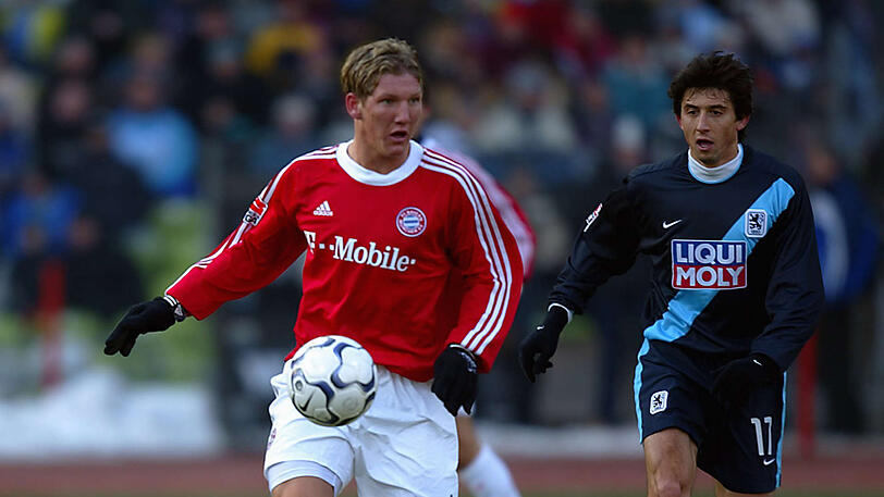 Daniel Borimirov (r.), hier im Duell mit Bayerns Bastian Schweinsteiger.