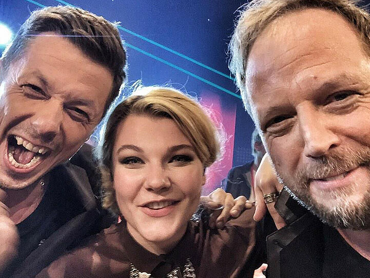 So sehen Sieger aus: Michi Beck (l.), Charley Ann und Smudo