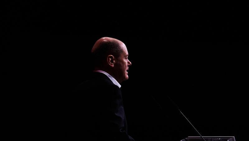 Olaf Scholz am Sonntag beim Berliner SPD-Landesparteitag.