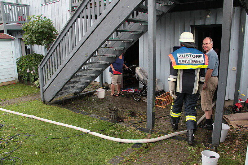 Ein heftiges Unwetter ging über den Landkreis Erding nieder - die Bilder.