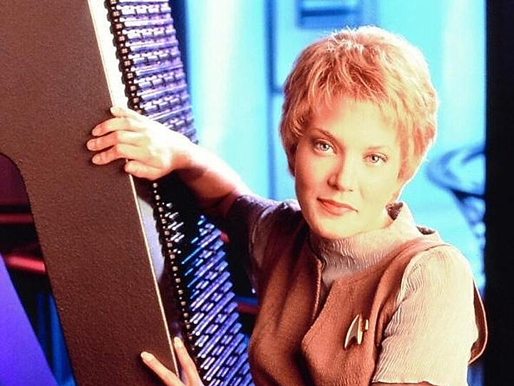 Jennifer Lien als Kes in "Star Trek: Raumschiff Voyager"