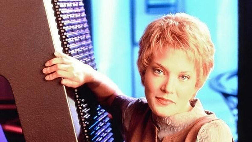 Jennifer Lien als Kes in "Star Trek: Raumschiff Voyager" Jennifer Lien als Kes in "Star Trek: Raumschiff Voyager"