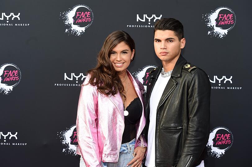 Dafina mit Bruder Rinor Kastrati