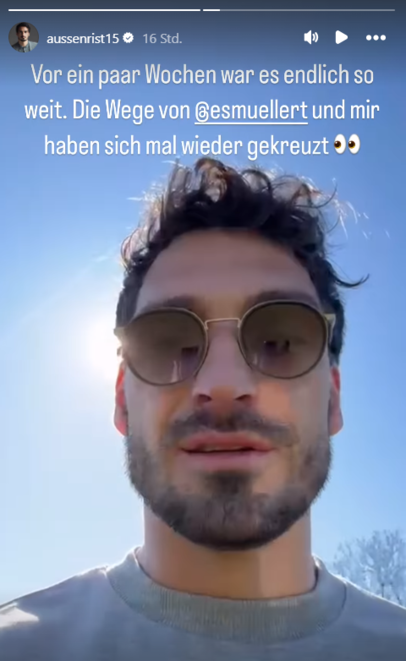 Wie Thomas Müller erzählt auch Mats Hummels von dem gemeinsamen Treffen. Wie Thomas Müller erzählt auch Mats Hummels von dem gemeinsamen Treffen.