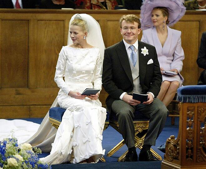 Im April 2004 heiratet Prinz Friso seine Frau Mabel in der Oude Kerk im niederländischen Delft.