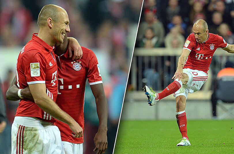 Arjen Robben erzielte gleich bei seinem Comeback einen Treffer.