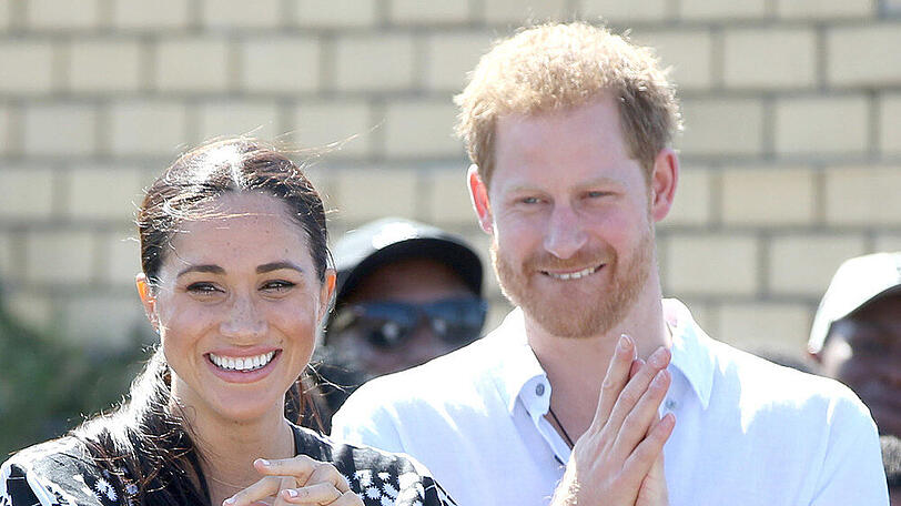 Herzogin Meghan und Prinz Harry stellen das "Megxit"-Abkommen vor