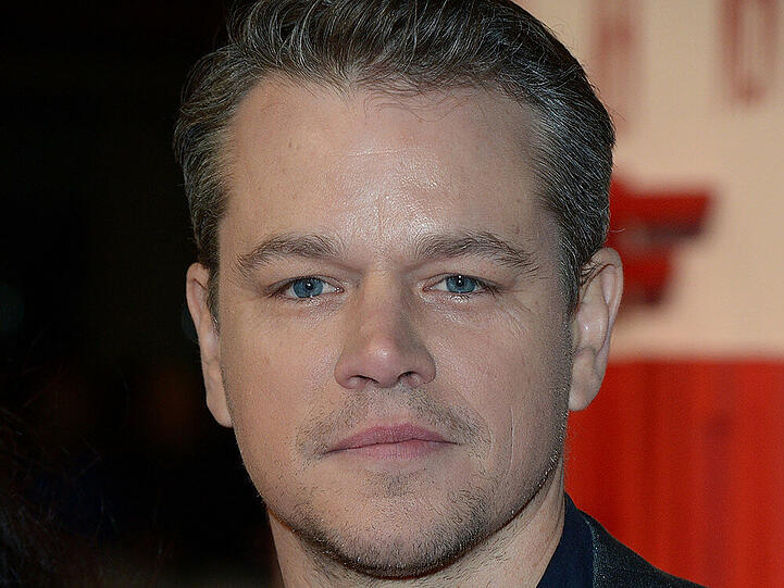 Matt Damon bei der Premiere von "Monuments Men" in London