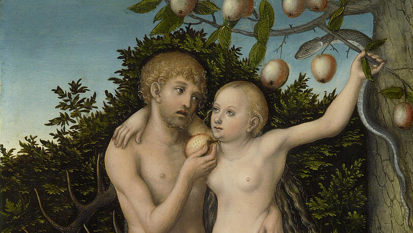 Adam und Eva von Lucas Cranach. Adam und Eva von Lucas Cranach.