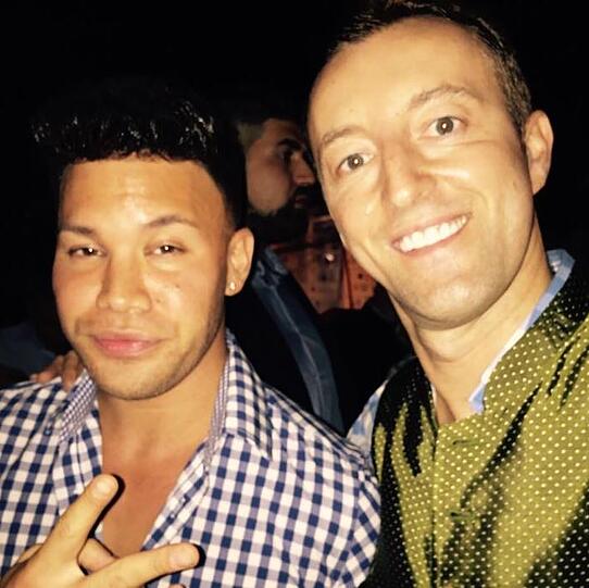 Mario-Max Prinz zu Schaumburg-Lippe mit Rapper Prince Kay One.