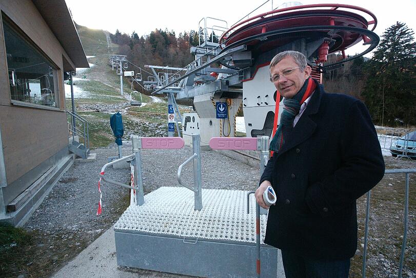 Der neue Lift am Guidiberg wartet noch auf seinen Einsatz.