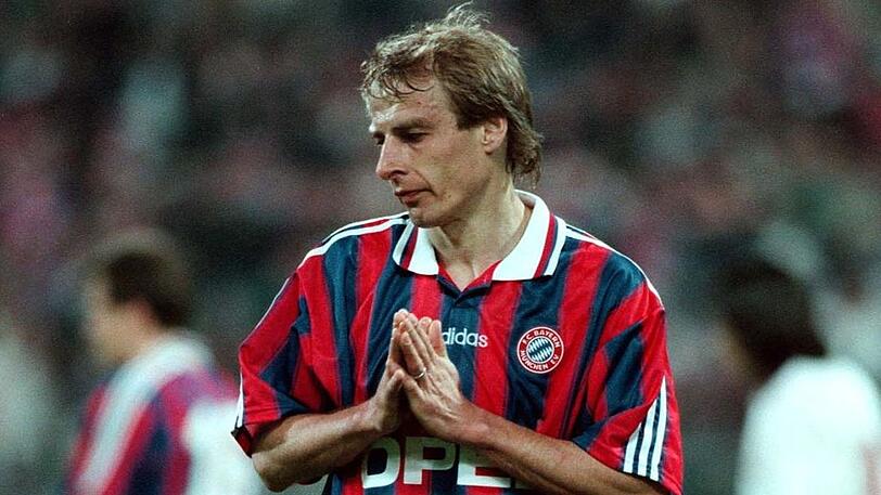 JÜRGEN KLINSMANN: Mittelstürmer - Umgerechneter Marktwert: 35 Millionen Euro - Beim FC Bayern aktiv: 1995 bis 1997 - Bewertete Saison: 1995/96