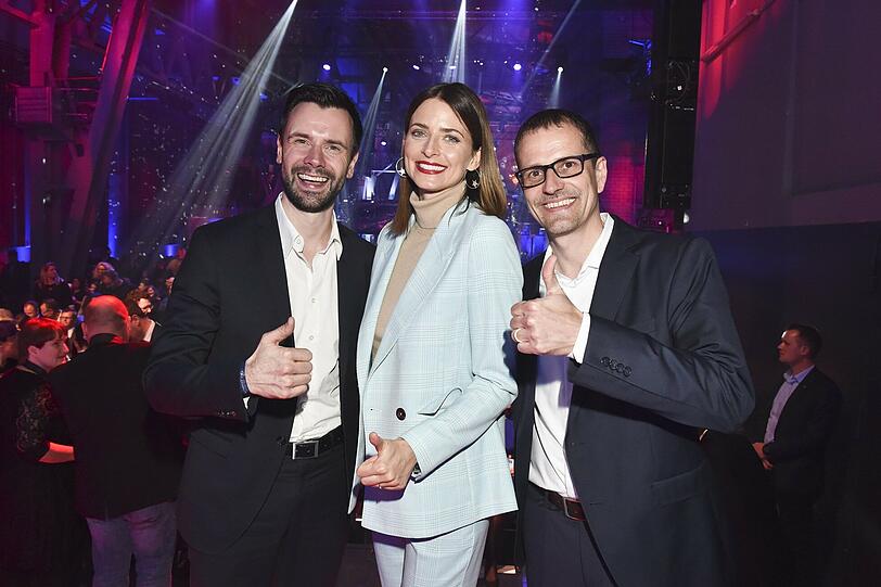 Felix Falk, Eva Padberg und Ralf Wirsing