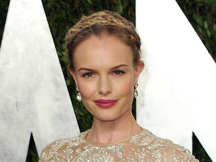 Kate Bosworth trägt ihr Haar kunstvoll geflochten