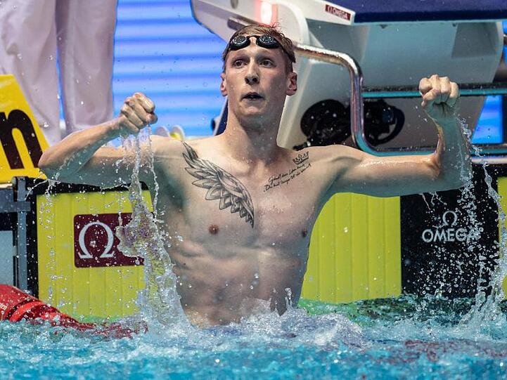 Florian Wellbrock wurde im vergangenen Jahr Weltmeister über 1500 Meter.