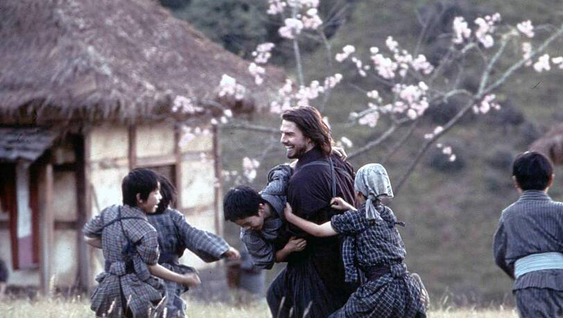 Tom Cruise als Captain Algren in Japan Tom Cruise als Captain Algren in Japan