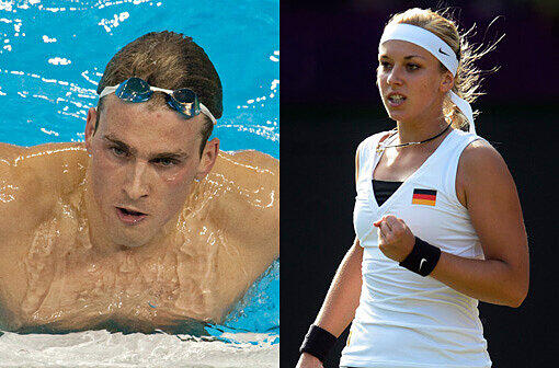 Der deutsche Schwimmer Benjamin Starke ist mit der deutschen Tennisspielerin Sabine Lisicki liiert.