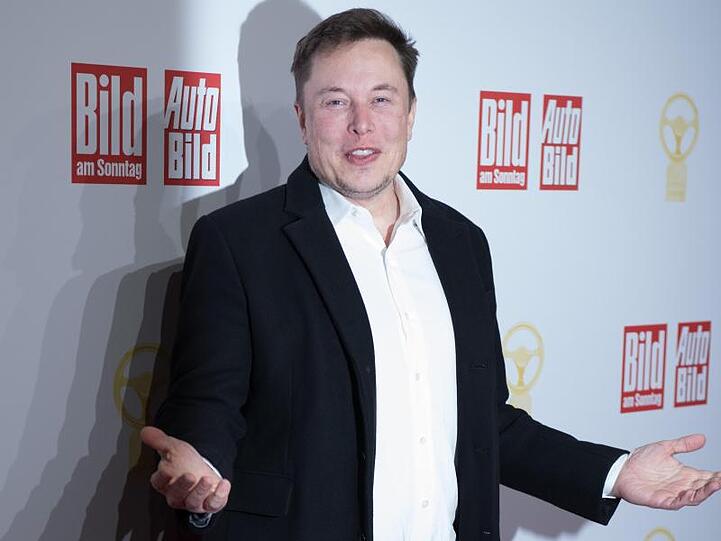 Elon Musk in Berlin.