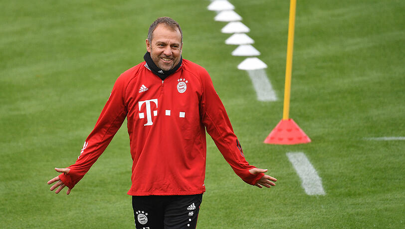 Sorgt für positive Stimmung beim FC Bayern: Trainer Hansi Flick