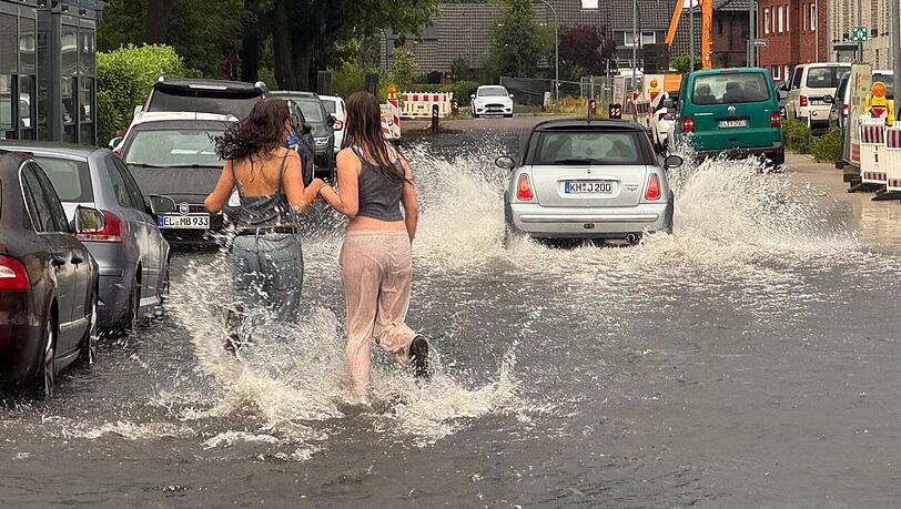 Erst extreme Hitze, dann reichlich Wasser.