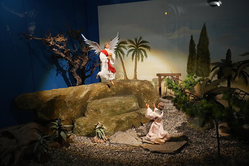 "Lass diesen Kelch an mir vor&uuml;bergehen": Jesus im Garten Garten Gethsemane.