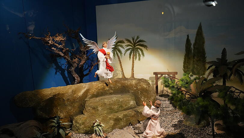 "Lass diesen Kelch an mir vor&uuml;bergehen": Jesus im Garten Garten Gethsemane.