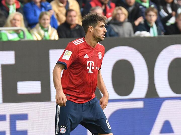 Münchens Javi Martínez ist am Ball. Foto: Peter Steffen/Archiv
