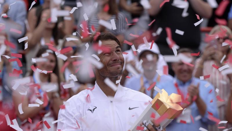 Rafael Nadal gewann bereits zum fünften Mal in Kanada. Rafael Nadal gewann bereits zum fünften Mal in Kanada.