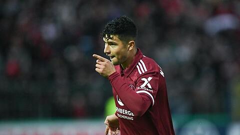 Taylan Duman war beim Sieg des 1. FC Nürnberg gegen den SSV Ulm der Schütze des goldenen Tores.