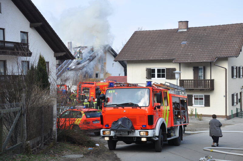 Wohnhausbrand in Eggenfelden: Die Bilder