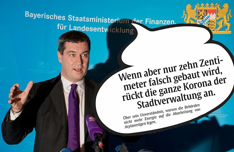 Rhetorisch wird's mit Markus Söder nie langweilig. Seine Sprüche beim CSU-Neujahrsempfang.