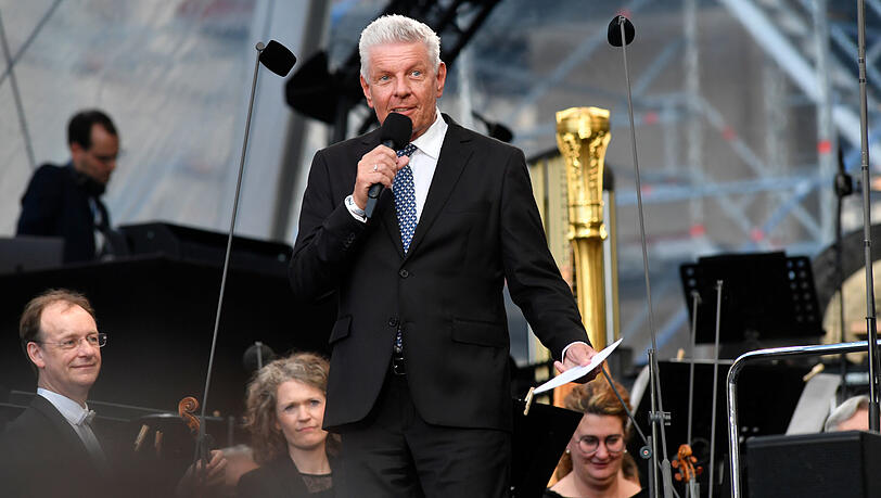 Dieter Reiter in seiner Begrüßung. Dieter Reiter in seiner Begrüßung.