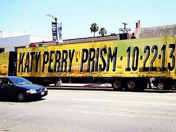 Katy Perrys goldener Truck