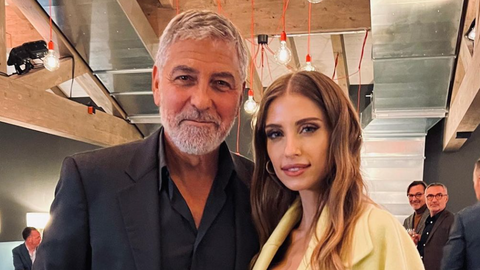 Cathy Hummels und George Clooney