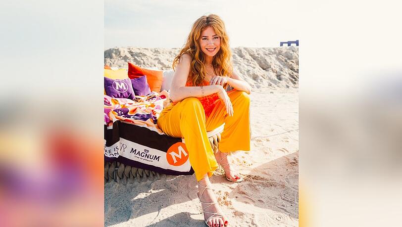 Palina Rojinski freut sich auf den Sommer.