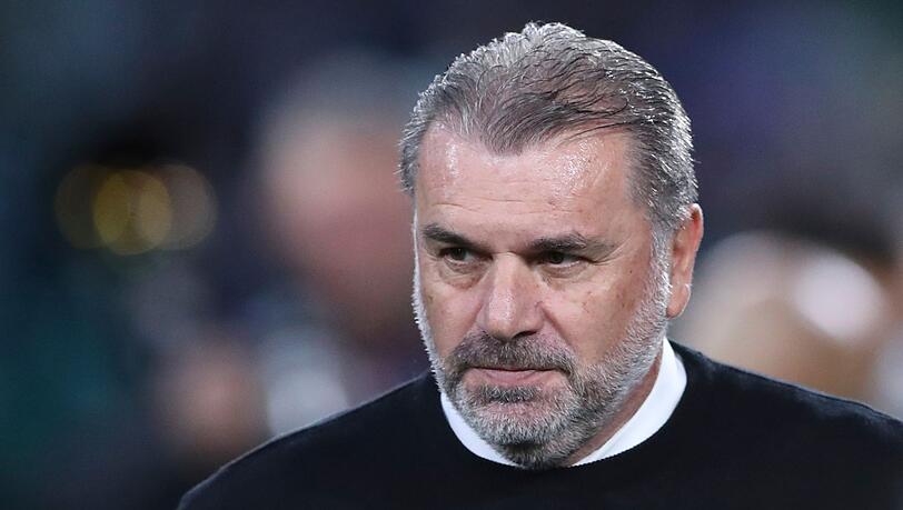 Ange Postecoglou, damals noch Trainer der Celtic, vor dem Fußballspiel.