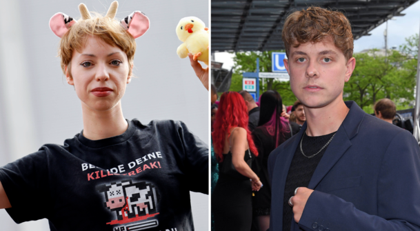 Mit ihren Social-Media-Videos brachte Cathy Hummels auch Raffaela Raab (bekannt als "Die militante Veganerin") und Jonas Ems gegen sich auf. Mit ihren Social-Media-Videos brachte Cathy Hummels auch Raffaela Raab (bekannt als "Die militante Veganerin") und Jonas Ems gegen sich auf.