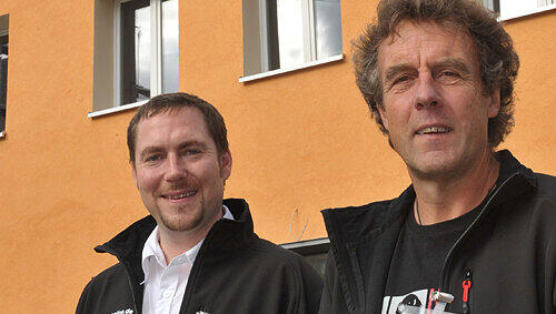 mudra-Chefs: Klaus Thieme (li.) und Bertram Wehner. mudra-Chefs: Klaus Thieme (li.) und Bertram Wehner.