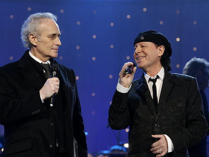 Bereits 2009 besuchte Klaus Meine José Carreras bei dessen Gala