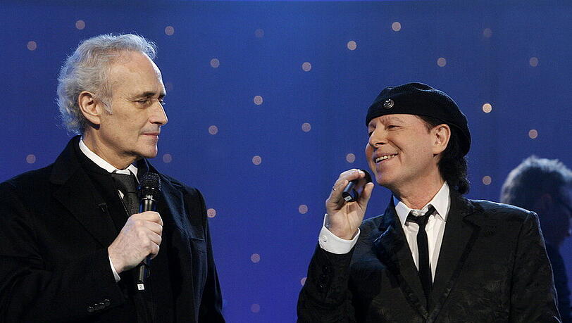 Bereits 2009 besuchte Klaus Meine José Carreras bei dessen Gala Bereits 2009 besuchte Klaus Meine José Carreras bei dessen Gala