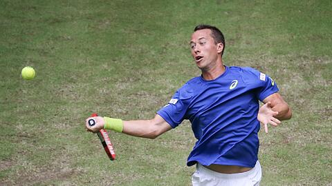Philipp Kohlschreiber steht im Achtelfinale von Halle.