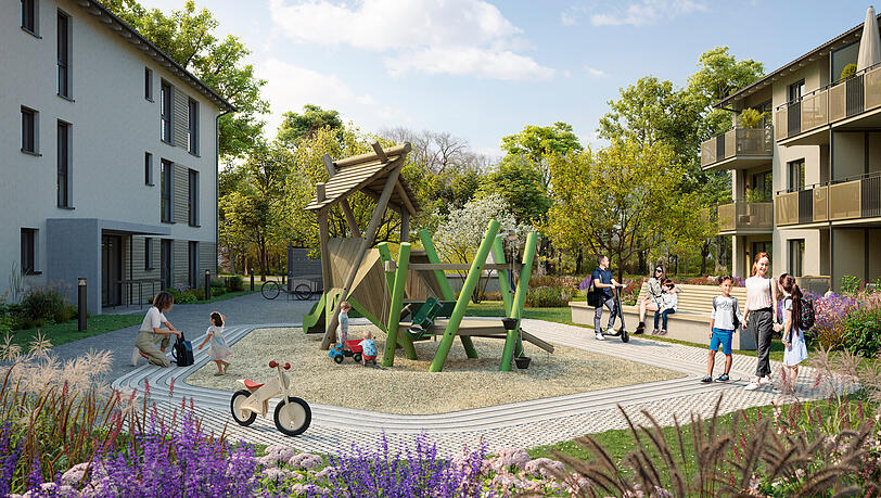 Ein Spielplatz vor der Haustüre ist sicher der Traum vieler Kinder.
