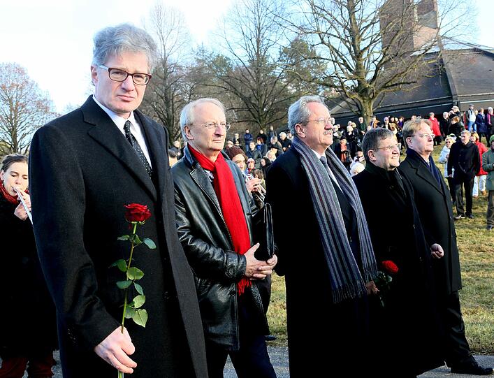Oberbürgermeister Christian Ude hielt bei der Trauerfeier eine Rede.