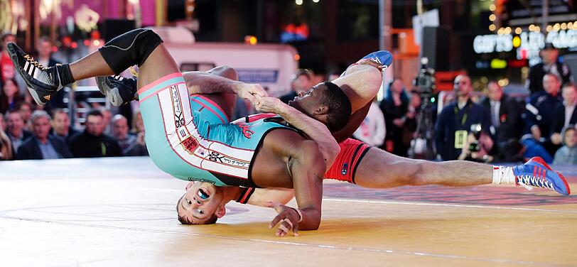 Voller Einsatz beim Freestyle-Wechsel.