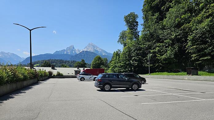 Das Parkdeck mit Watzmann-Blick