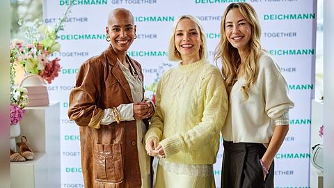 Sharon Battiste, Janin Ullmann und Alessandra Meyer-Wölden können den Frühling nicht erwarten.