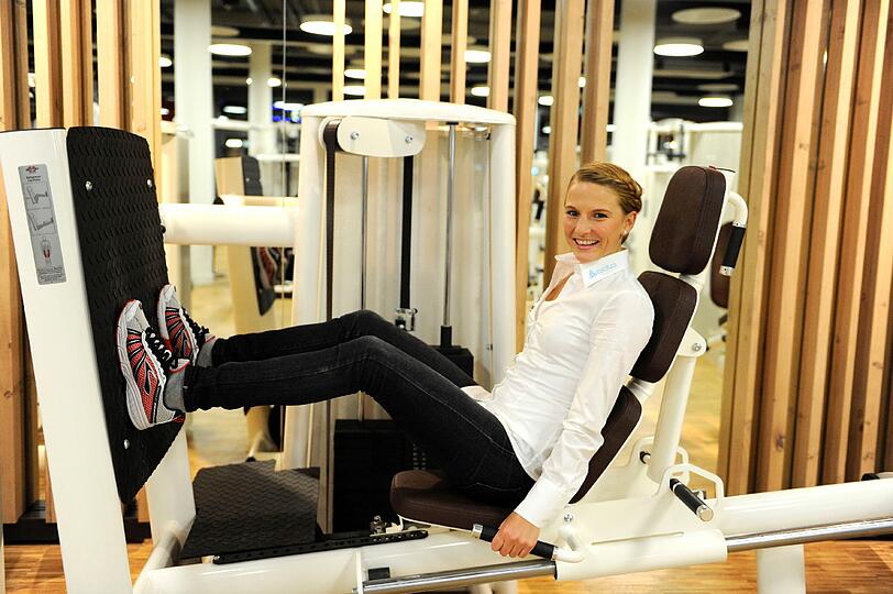 Ingalena Heuck beim Training.