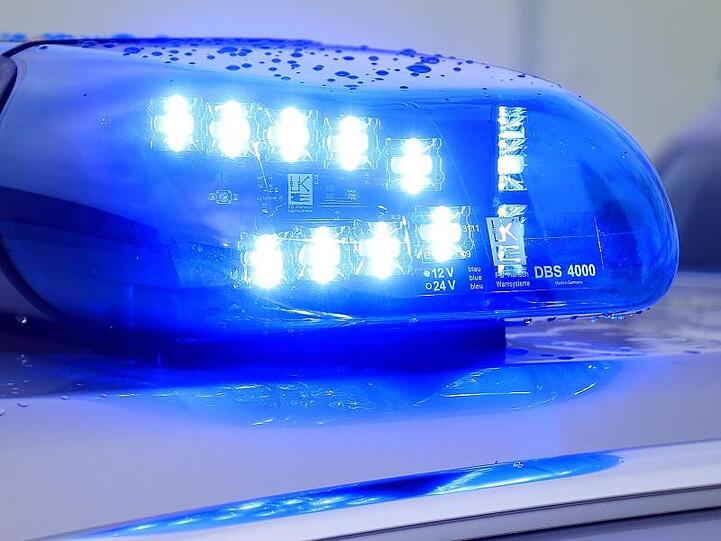 Ein Blaulicht leuchtet auf dem Dach eines Streifenwagens. Foto: Jens Wolf/dpa-Zentralbild/dpa/Symbolbild