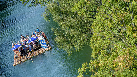 Wird es dieses Jahr nicht geben: Floßfahrten auf der Isar.