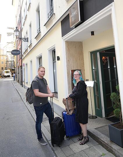 Hotelbar? Braucht's nicht, finden diese Wdrei-Gäste aus Heilbronn.